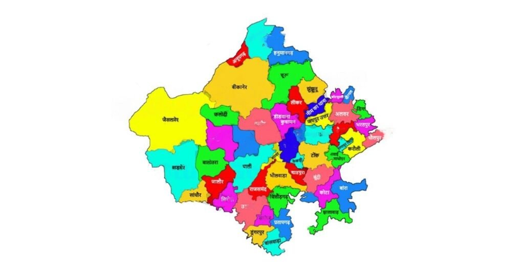 Rajasthan New Map 2023