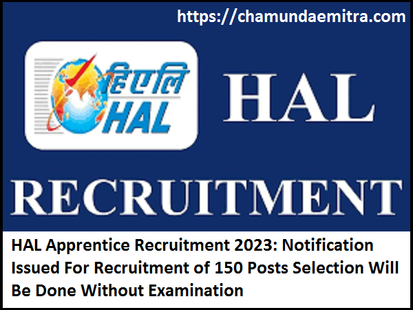 HAL Apprentice Recruitment 2023