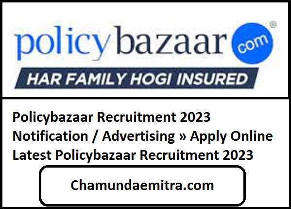 Policybazaar Recruitment 2023