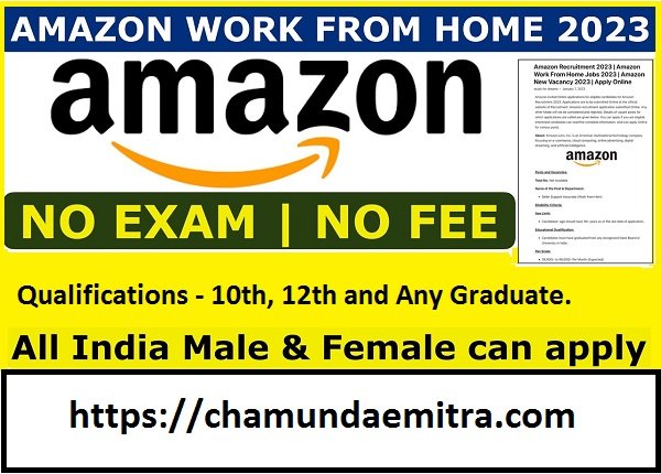 Amazon New Work From Home  Recruitment 2023