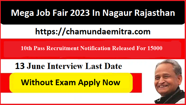 Mega Job Fair 2023 In Nagaur Rajasthan