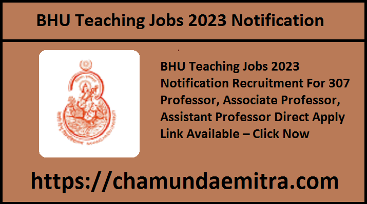 BHU Teaching Jobs 2023 