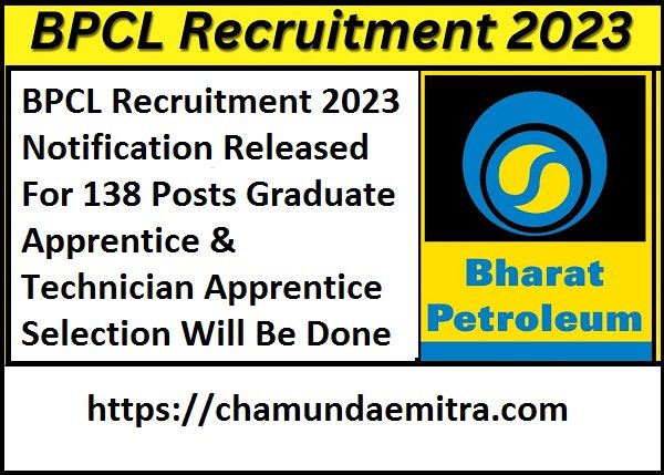 BPCL Recruitment 2023 Notification