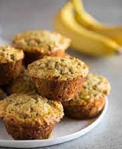 Banana-Walnut Bran Muffins Recipe