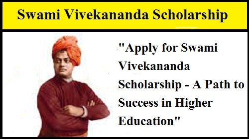 Swami Vivekananda Scholarship