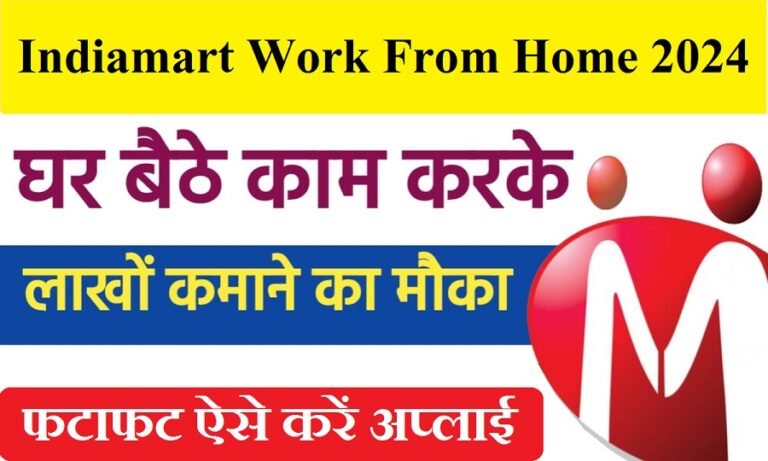 Indiamart Work From Home 2024