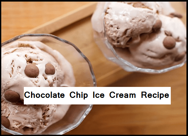 Chocolate Chip Ice Cream Recipe