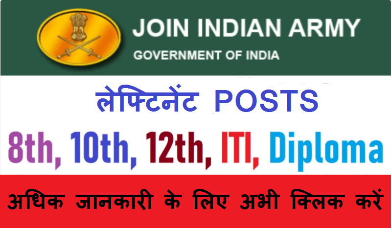 12th Pass Army Bharti 2024