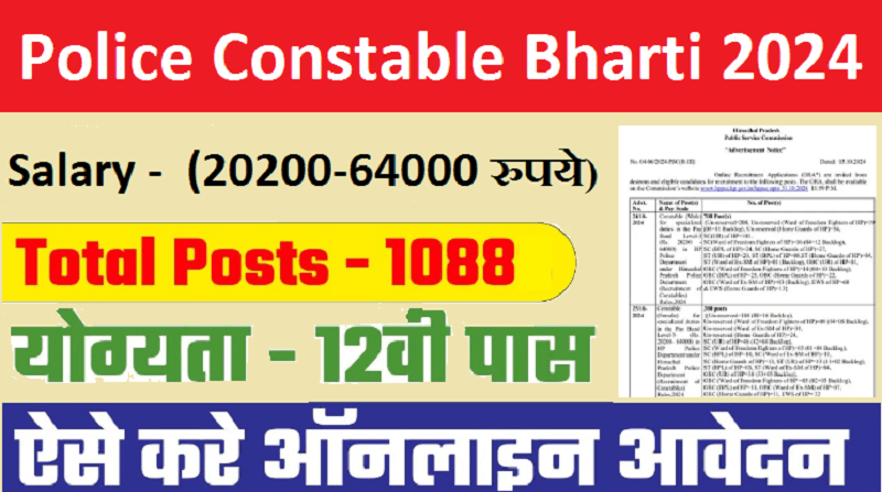 Police Constable Bharti 2024